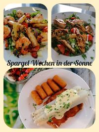 Spargel Collage